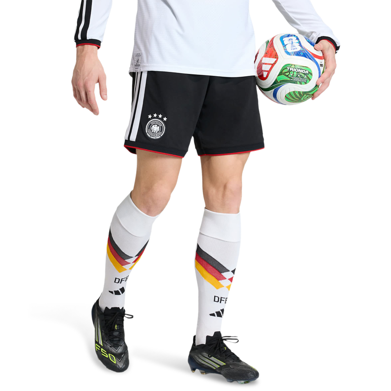 adidas Germany 26 Home Replica Shorts Afbeelding 1 van 2. Tik om de fotogalerij te openen..