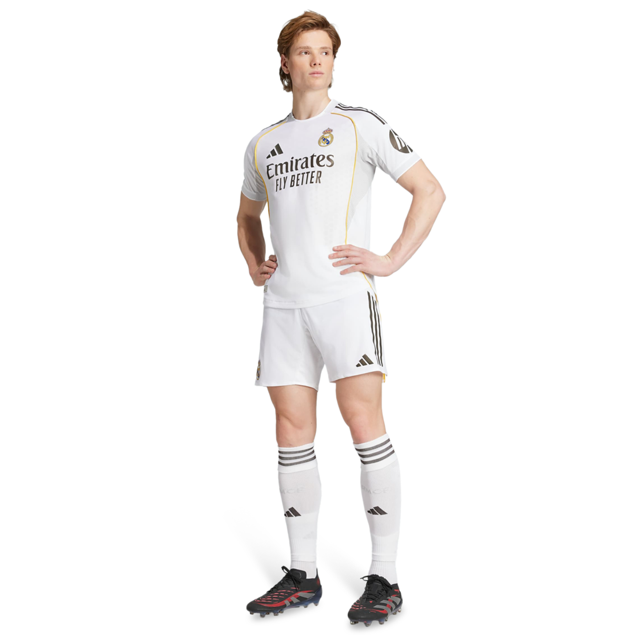 adidas Real Madrid 25/26 Home Authentic Jersey Image 2 of 6. Tap to open photo gallery.