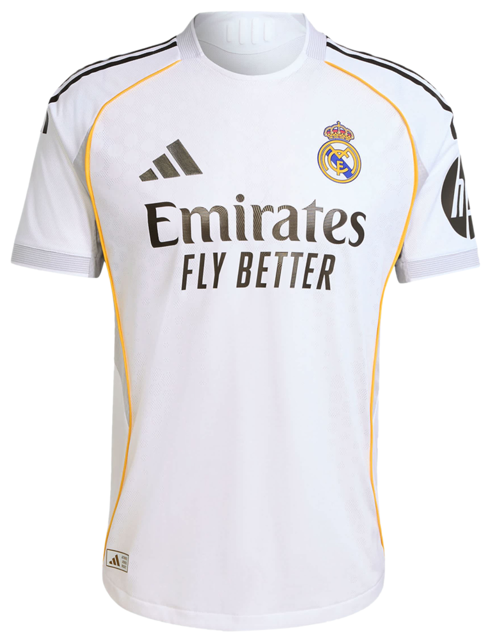 adidas Real Madrid 25/26 Home Authentic Jersey Image 5 of 6. Tap to open photo gallery.