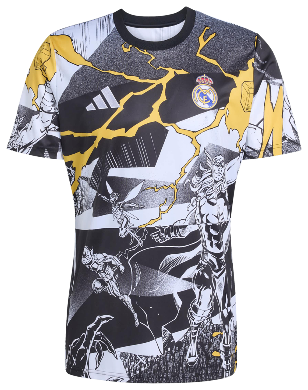 adidas Real Madrid Avengers 2526 Prematch Jersey Bild 5 von 6. Antippen, um die Fotogalerie zu öffnen.