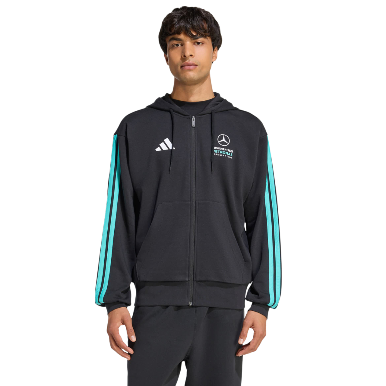 adidas Mercedes Petronas F1 Dna Full Zip Hoody Imagen 1 de 5. Toque para abrir la galería de fotos.