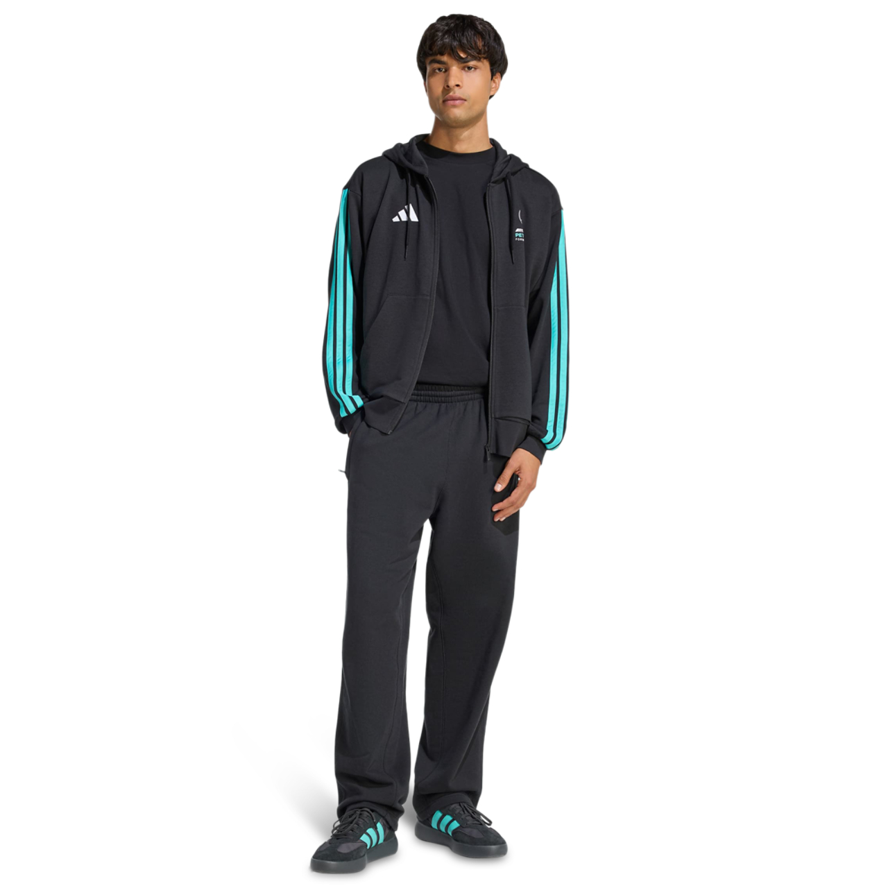 adidas Mercedes Petronas F1 Dna Full Zip Hoody Imagen 2 de 5. Toque para abrir la galería de fotos.