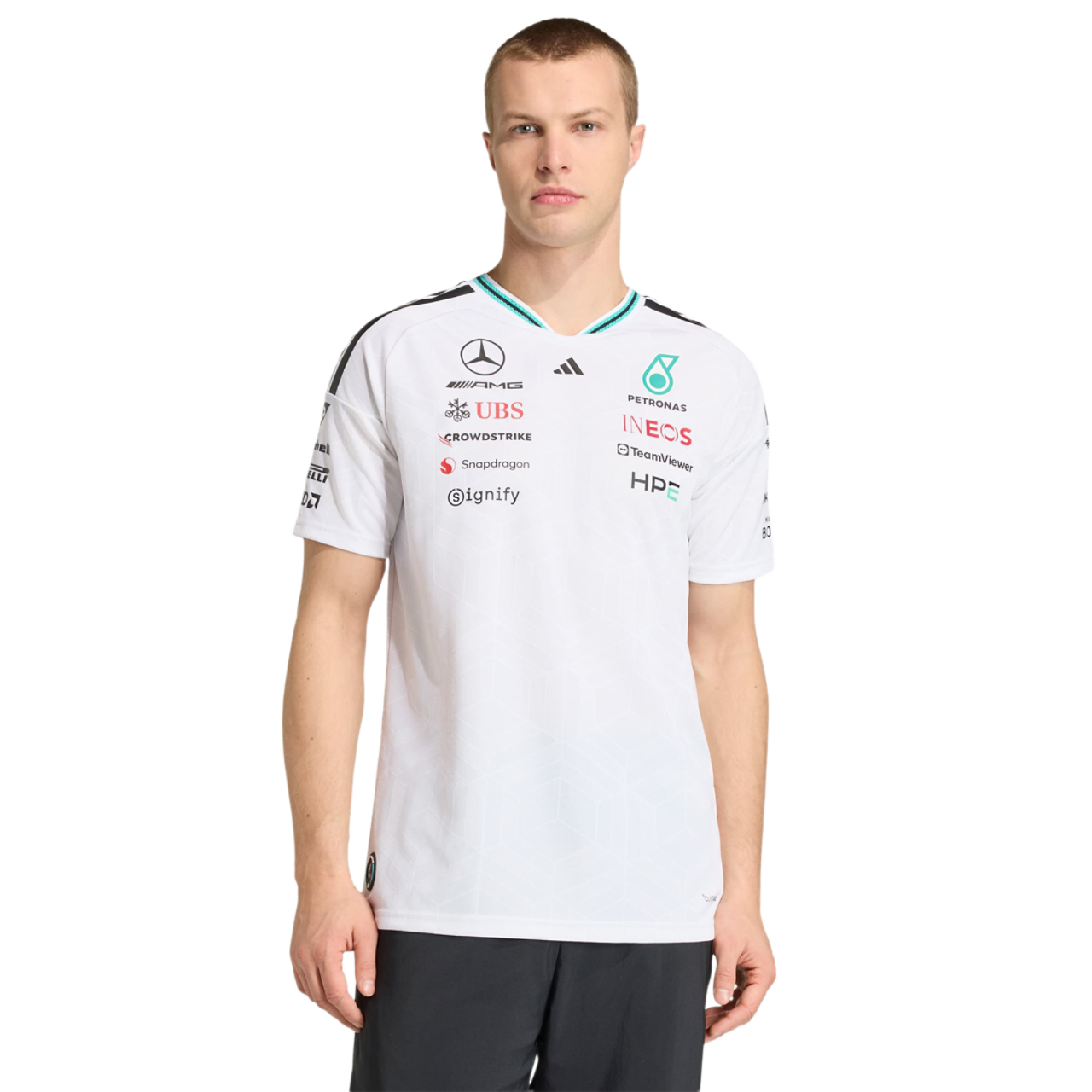 adidas Mercedes F1 Driver Authentic Jersey Immagine 1 di 5. Tocca per aprire la galleria fotografica.