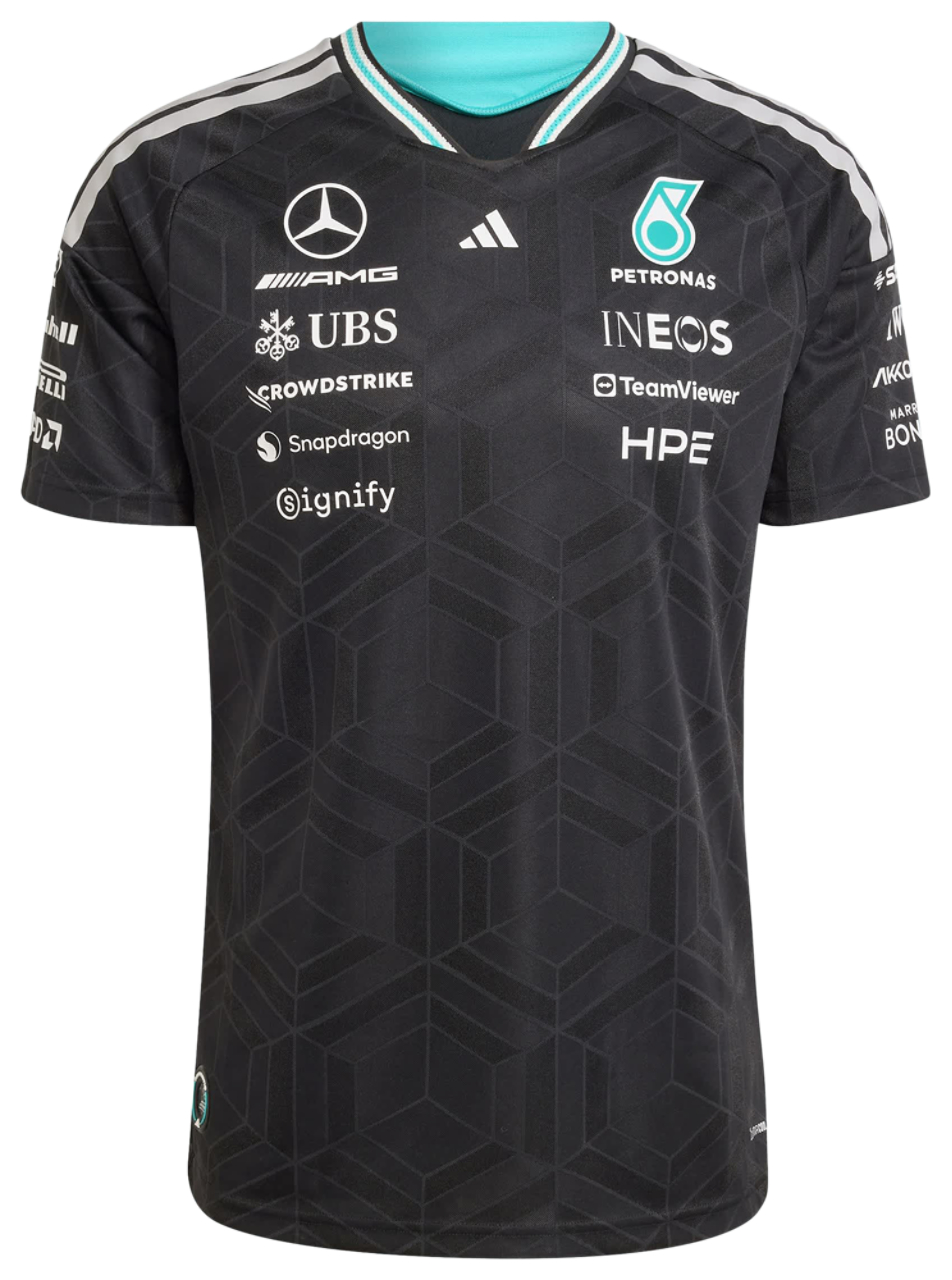 adidas Mercedes F1 Driver Authentic Jersey Imagen 5 de 5. Toque para abrir la galería de fotos.