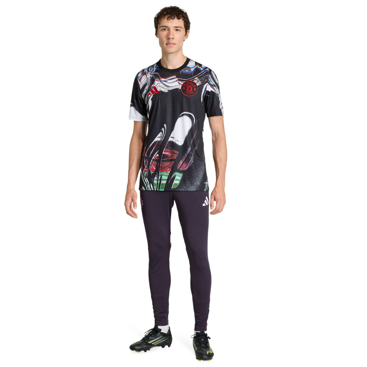 adidas Manchester United 25/26 Pre Match Jersey Image 2 sur 6. Appuyez pour ouvrir la galerie de photos.