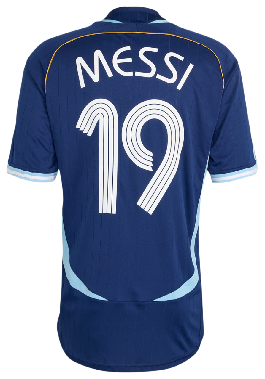 adidas Argentina Away Jersey 2006 Messi Bild 6 von 6. Antippen, um die Fotogalerie zu öffnen.
