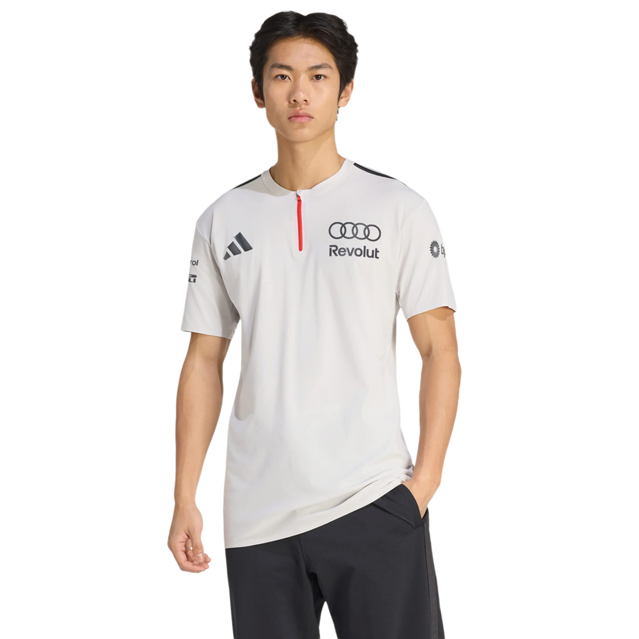 adidas Audi F1 Short Sleeve Polo Shirt Imagen 1 de 4. Toque para abrir la galería de fotos.
