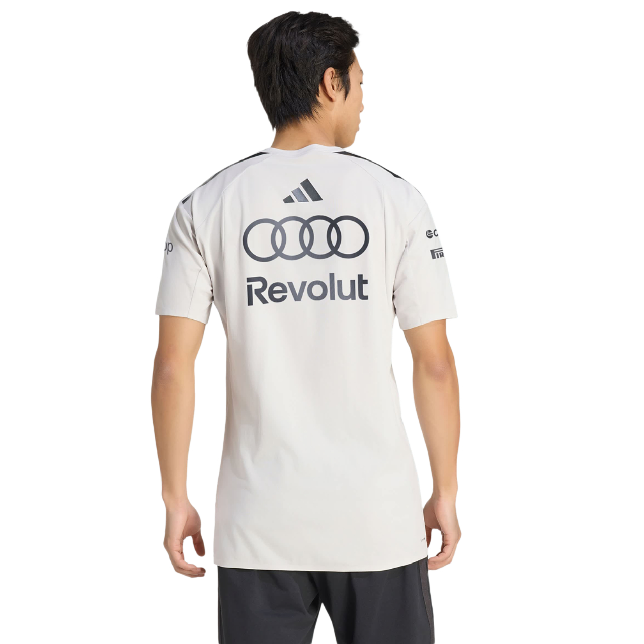 adidas Audi F1 Short Sleeve Polo Shirt Imagen 2 de 4. Toque para abrir la galería de fotos.
