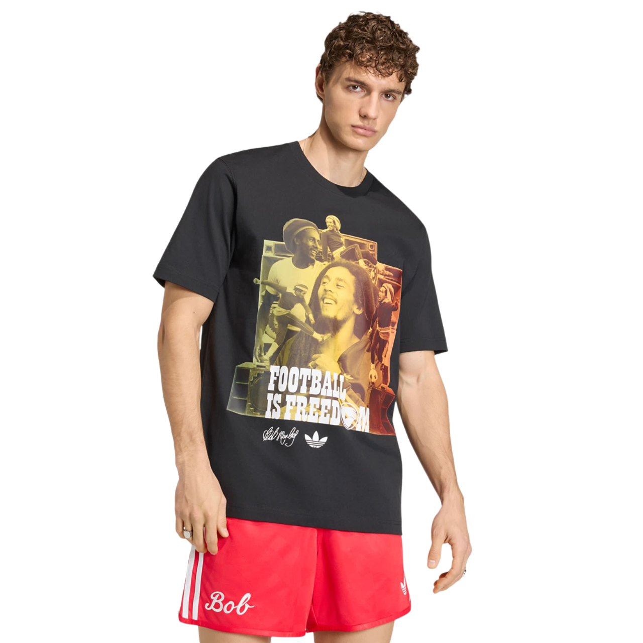 adidas Bob Marley Originals T-shirt Immagine 1 di 4. Tocca per aprire la galleria fotografica.