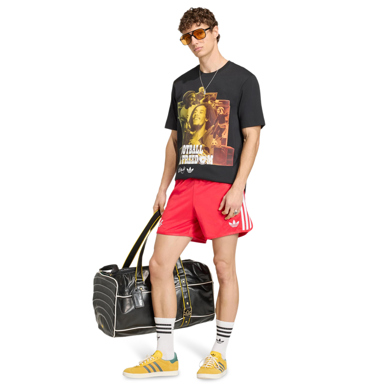 adidas Bob Marley Originals T-shirt Immagine 2 di 4. Tocca per aprire la galleria fotografica.
