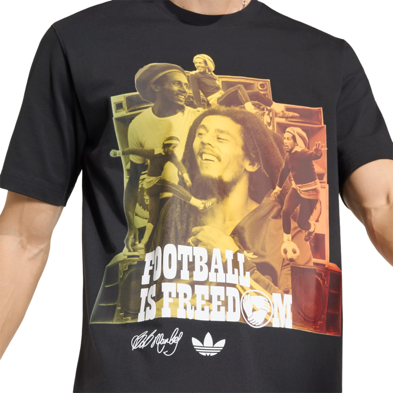 adidas Bob Marley Originals T-shirt Immagine 3 di 4. Tocca per aprire la galleria fotografica.