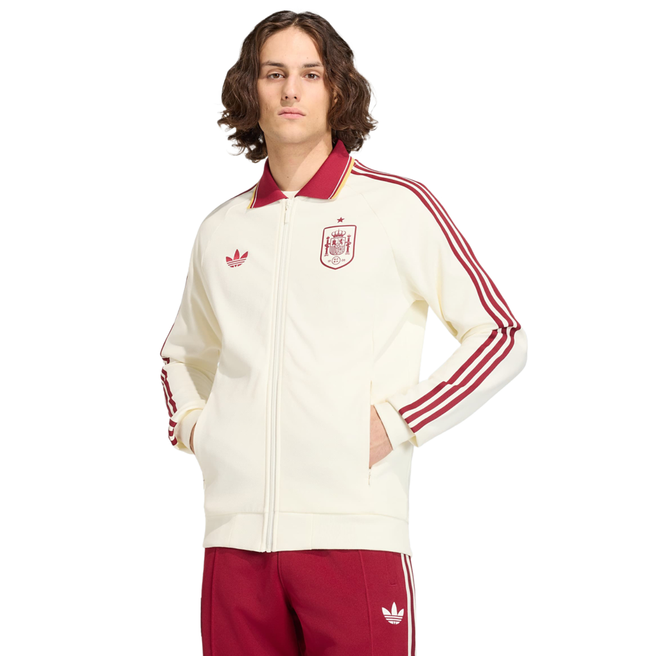 adidas Spain Away Anthem Jacket Image 1 of 4. Tap to open photo gallery.