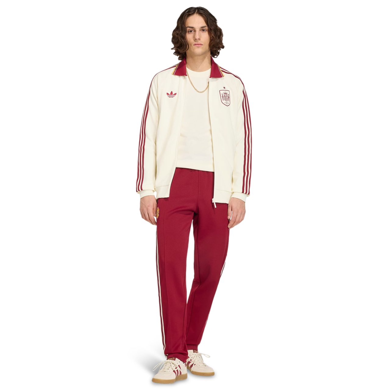 adidas Spain Away Anthem Jacket Image 2 of 4. Tap to open photo gallery.
