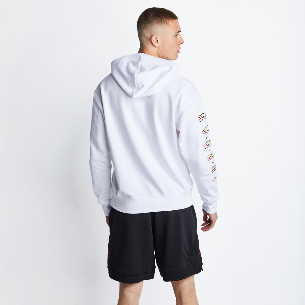 Jordan Essential Graphic Fleece Hoodie Image 4 of 4. Tap to open photo gallery.