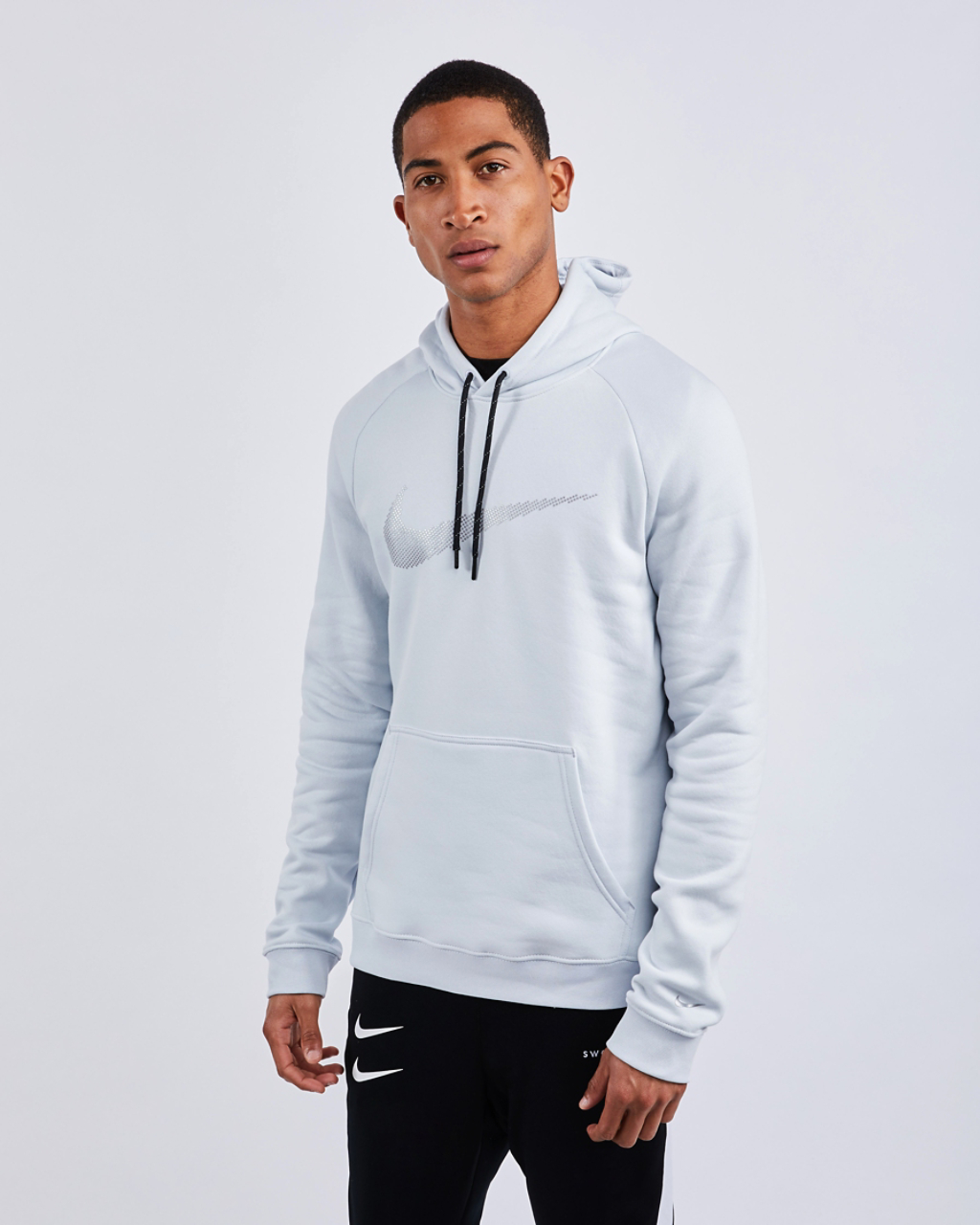 Nike Reflective Swoosh Over The Head Hoody Image 1 of 4. Tap to open photo gallery.