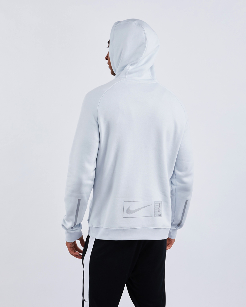 Nike Reflective Swoosh Over The Head Hoody Image 3 of 4. Tap to open photo gallery.
