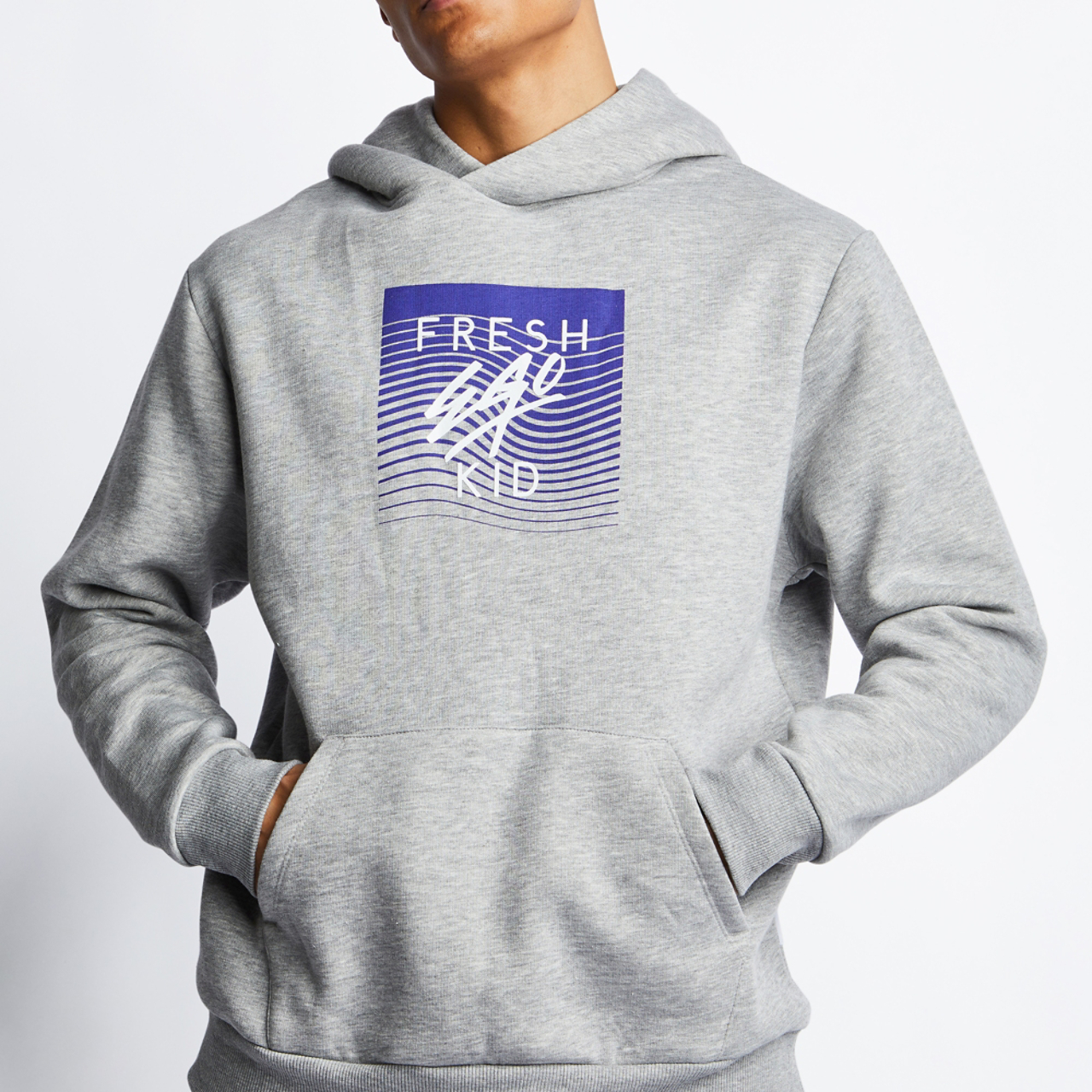 Fresh Ego Kid Warp Logo Hoodie Image 3 of 6. Tap to open photo gallery.