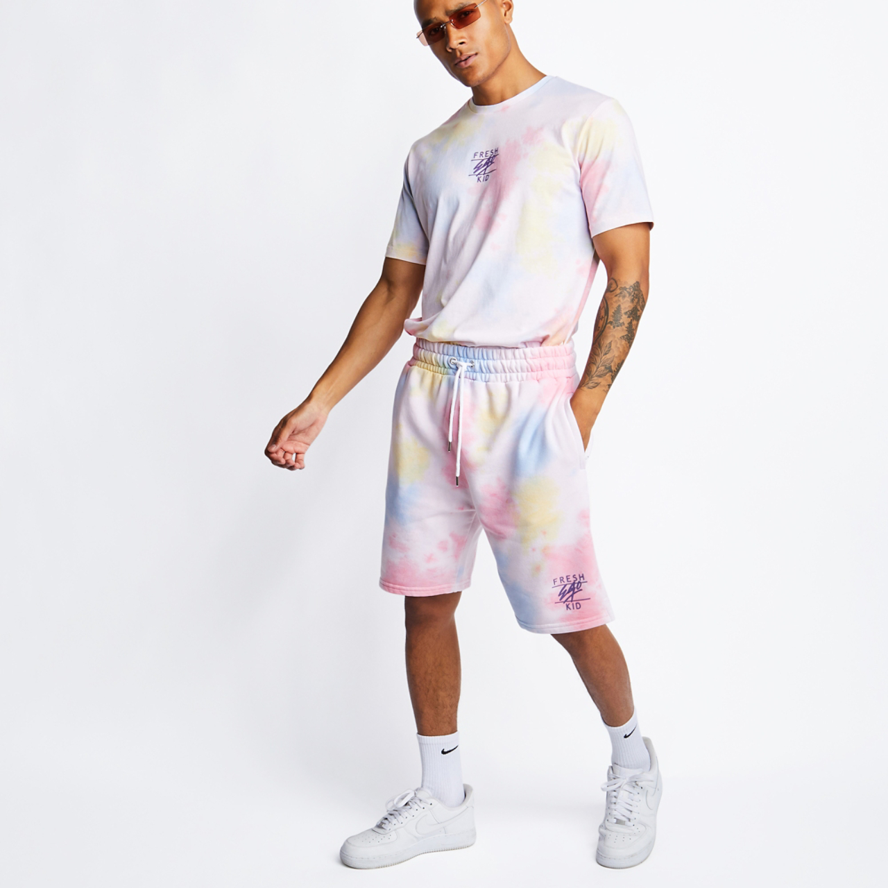 Fresh Ego Kid Tie-dye Shorts Image 1 of 5. Tap to open photo gallery.