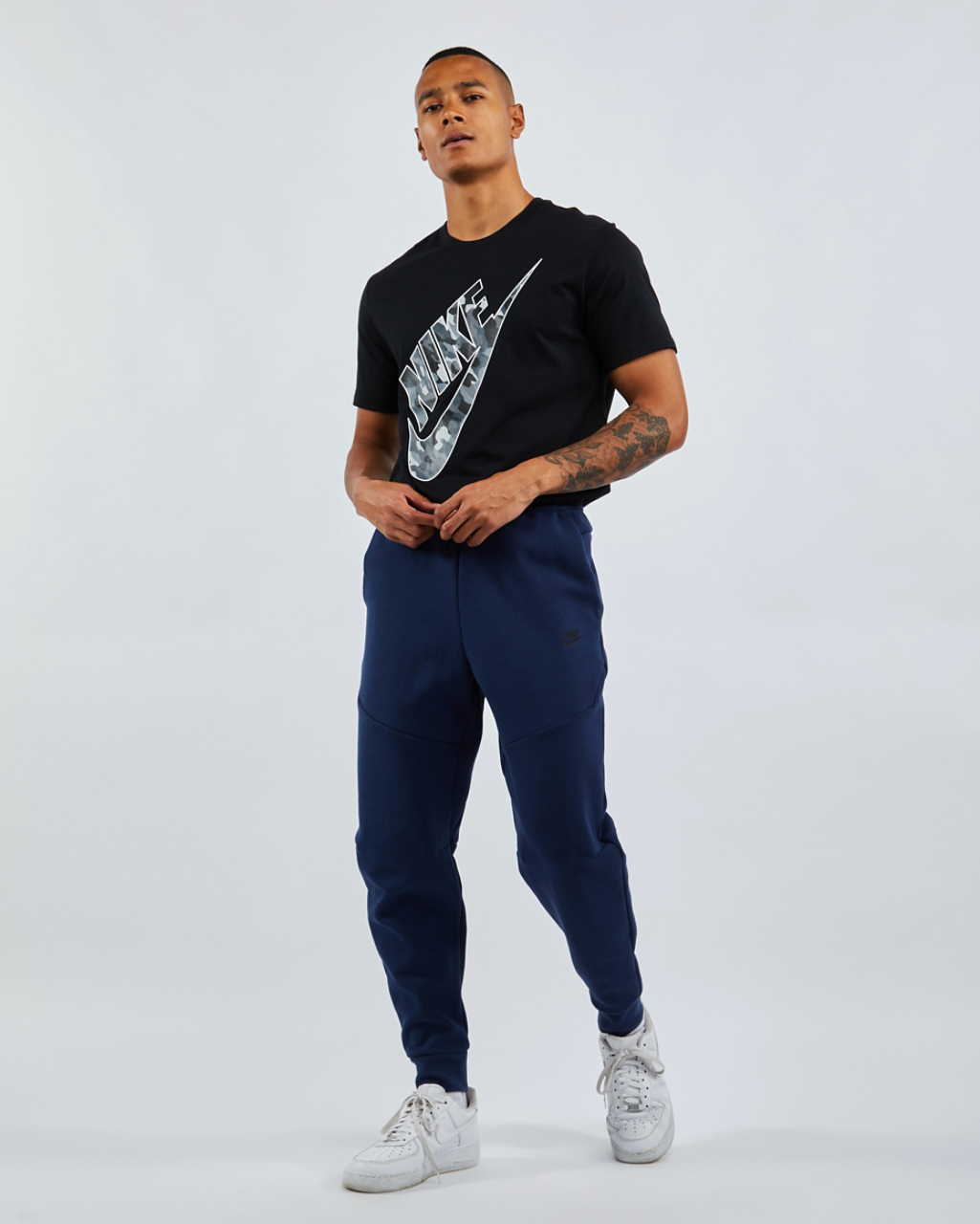 Nike Tech Fleece Cb Cuffed Pant Image 2 of 4. Tap to open photo gallery.