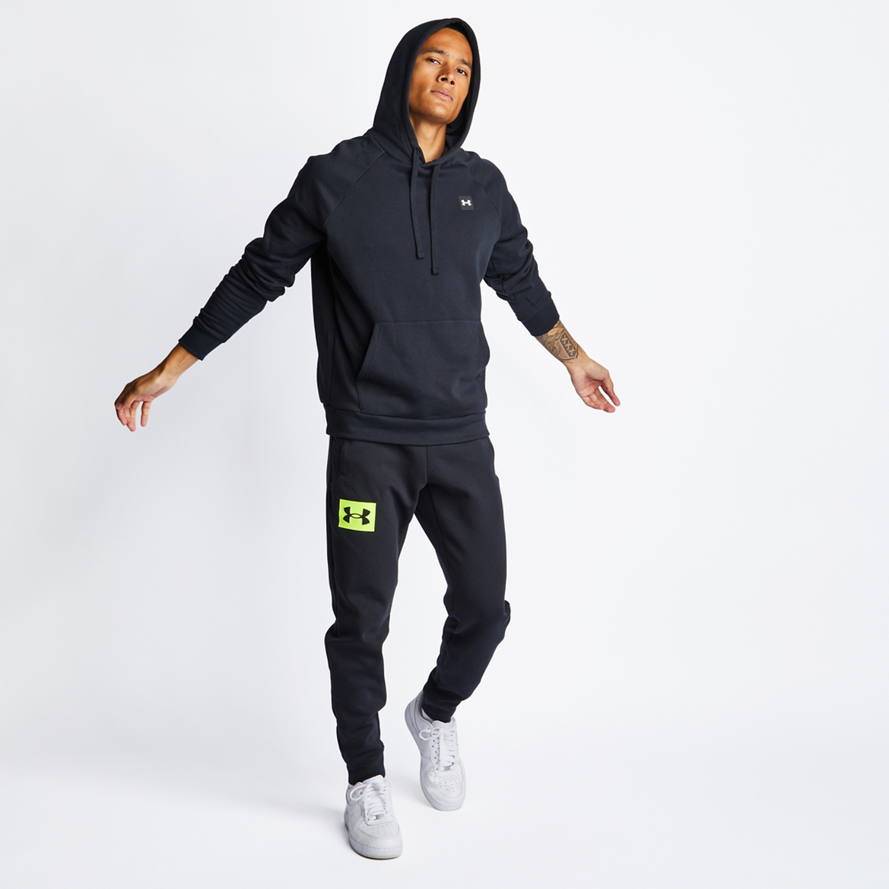 Under Armour Rival Fleece Over The Head Hoody Image 2 of 4. Tap to open photo gallery.