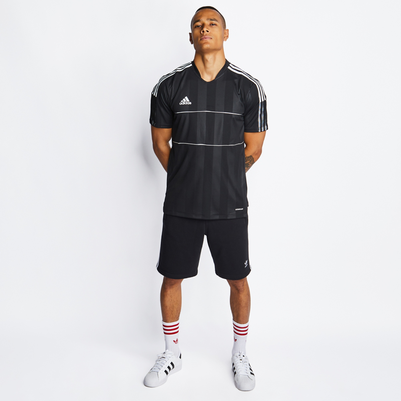 adidas Performance Soccer Shortsleeve Image 2 of 4. Tap to open photo gallery.