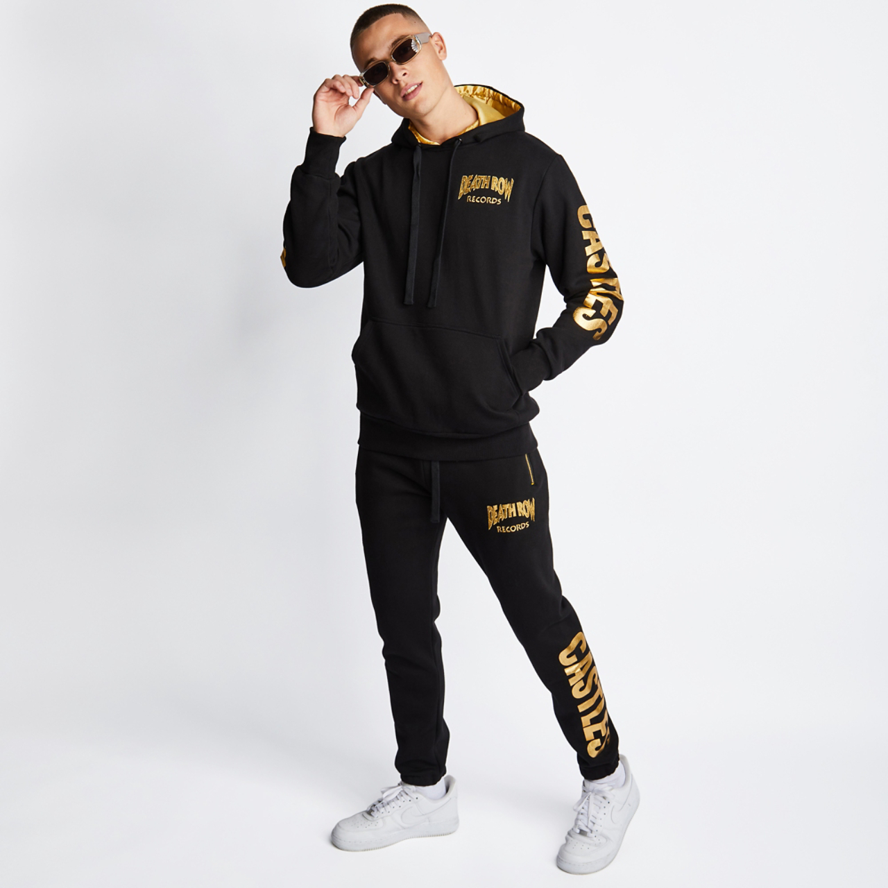 Crooks&Castles Death Row x Crooks Core Hoodie Image 2 of 4. Tap to open photo gallery.