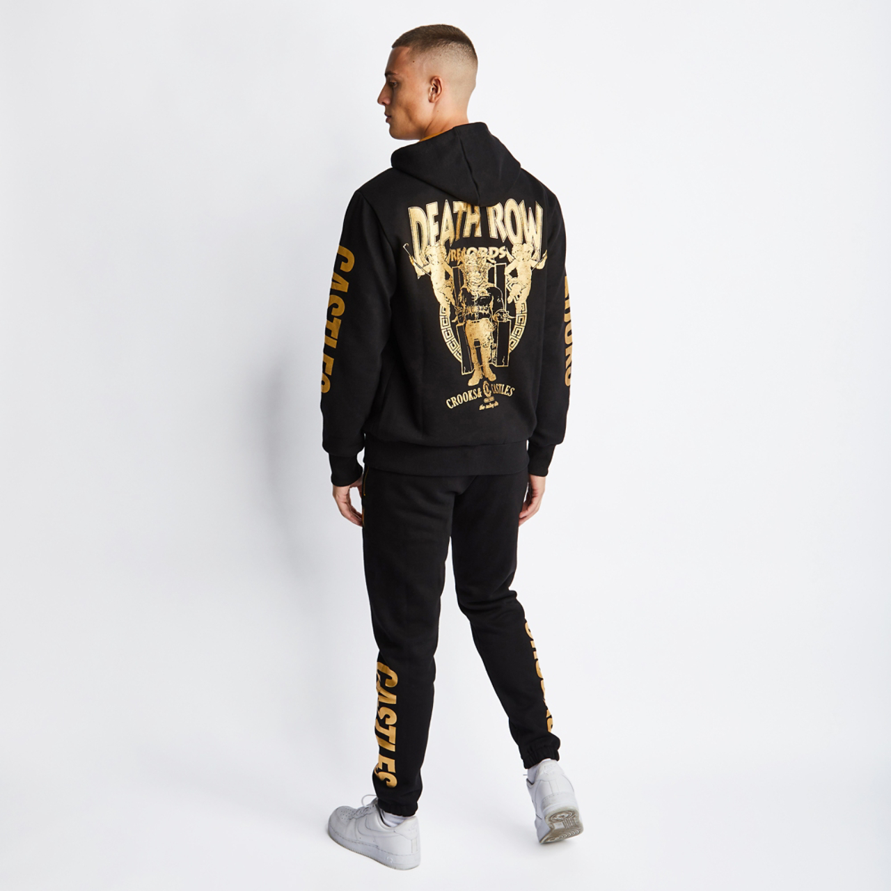 Crooks&Castles Death Row x Crooks Core Hoodie Image 3 of 4. Tap to open photo gallery.