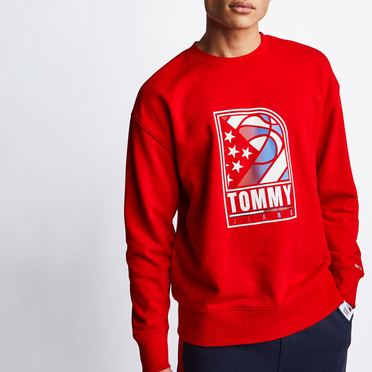 Tommy Jeans Crew Neck Image 4 of 4. Tap to open photo gallery.