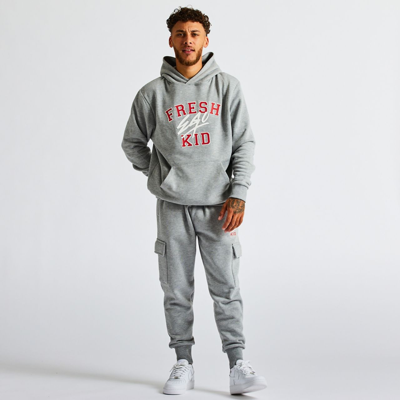 Fresh Ego Kid Varsity Hoody Image 1 of 4. Tap to open photo gallery.