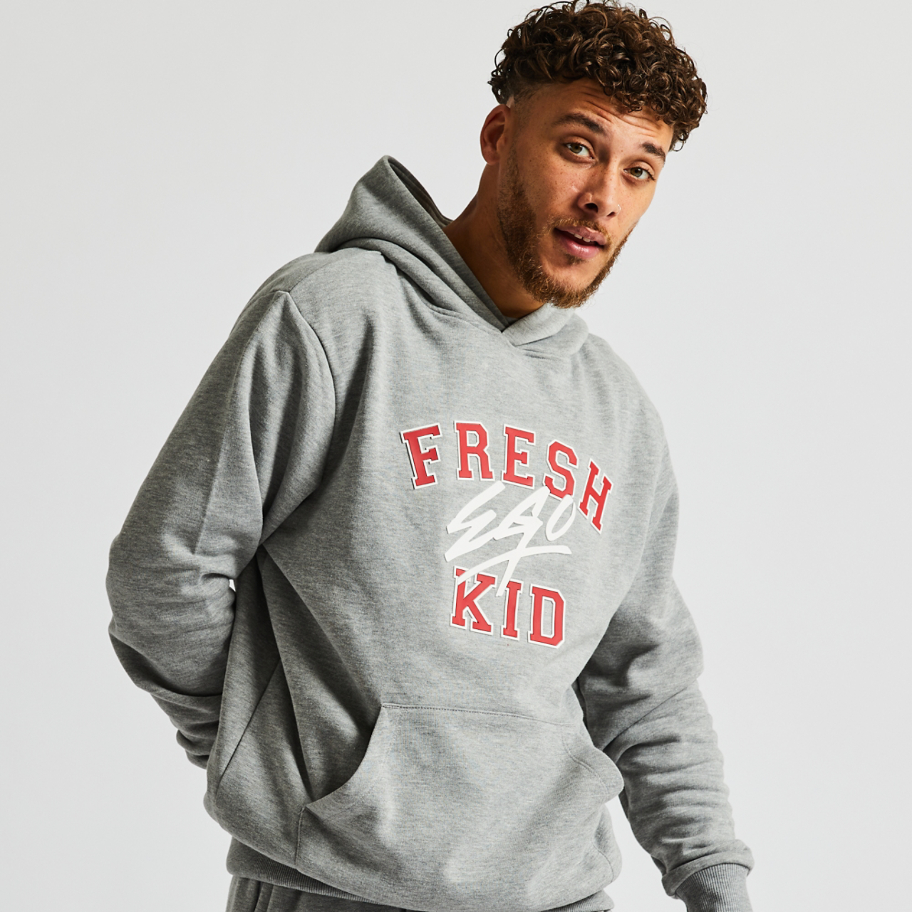 Fresh Ego Kid Varsity Hoody Image 4 of 4. Tap to open photo gallery.