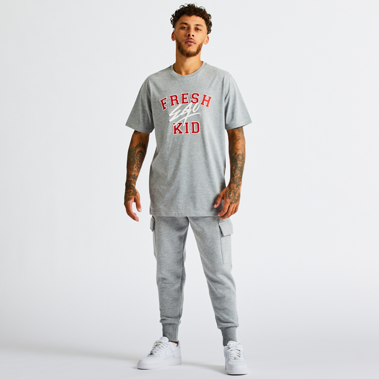 Fresh Ego Kid Varsity Cargo Jogger Image 1 of 5. Tap to open photo gallery.