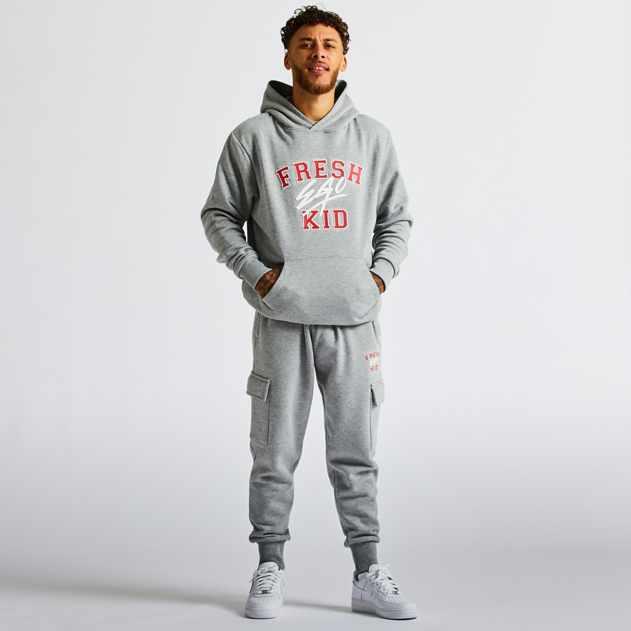 Fresh Ego Kid Varsity Cargo Jogger Image 2 of 5. Tap to open photo gallery.