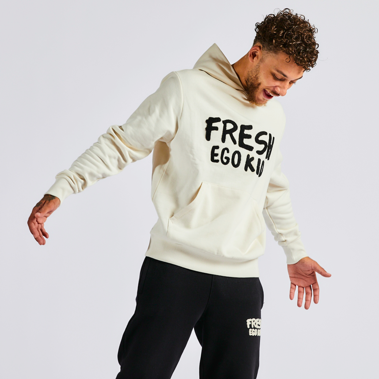 Fresh Ego Kid Bel Air Boucle Hoody Image 3 of 6. Tap to open photo gallery.