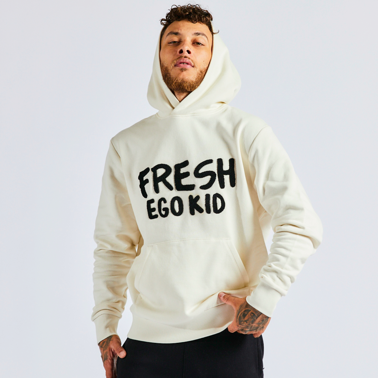 Fresh Ego Kid Bel Air Boucle Hoody Image 4 of 6. Tap to open photo gallery.