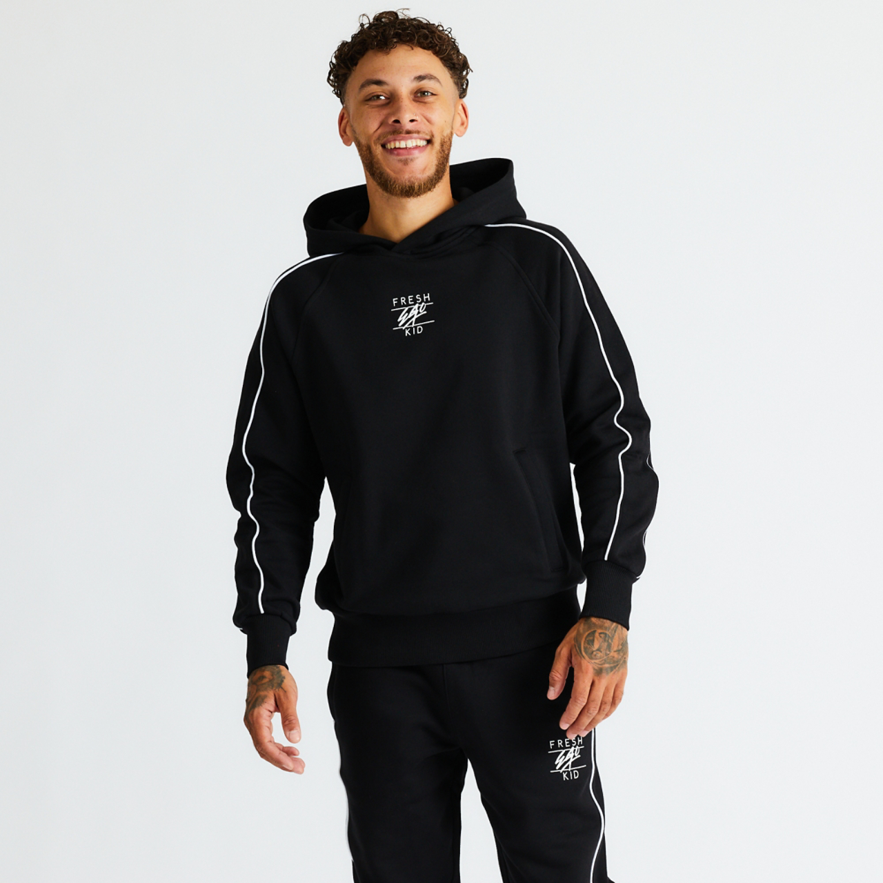 Fresh Ego Kid Piped Hoody Image 3 of 9. Tap to open photo gallery.