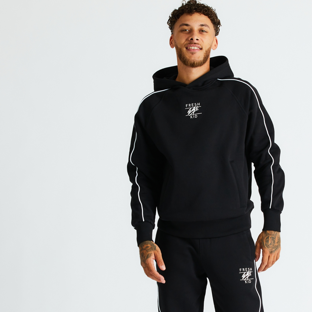 Fresh Ego Kid Piped Hoody Image 4 of 9. Tap to open photo gallery.