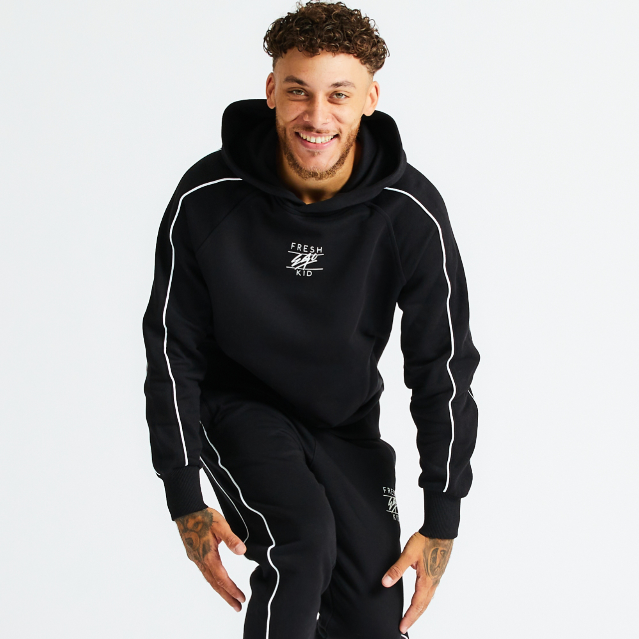 Fresh Ego Kid Piped Hoody Image 6 of 9. Tap to open photo gallery.