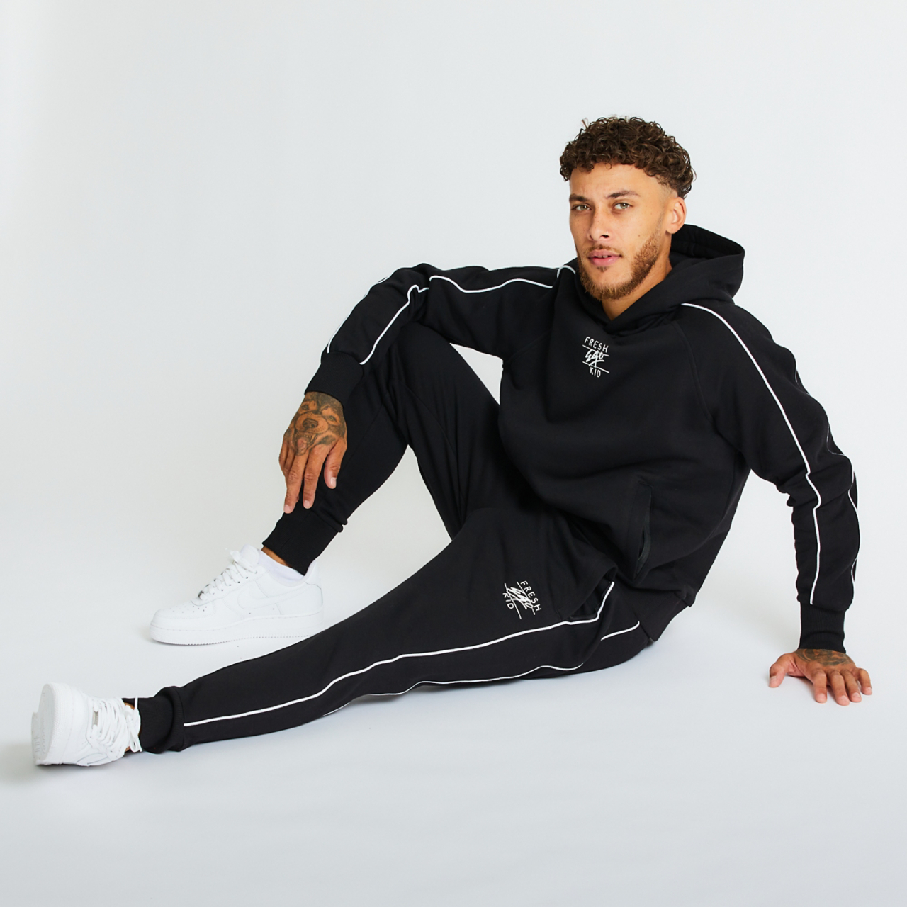 Fresh Ego Kid Piped Hoody Image 9 of 9. Tap to open photo gallery.