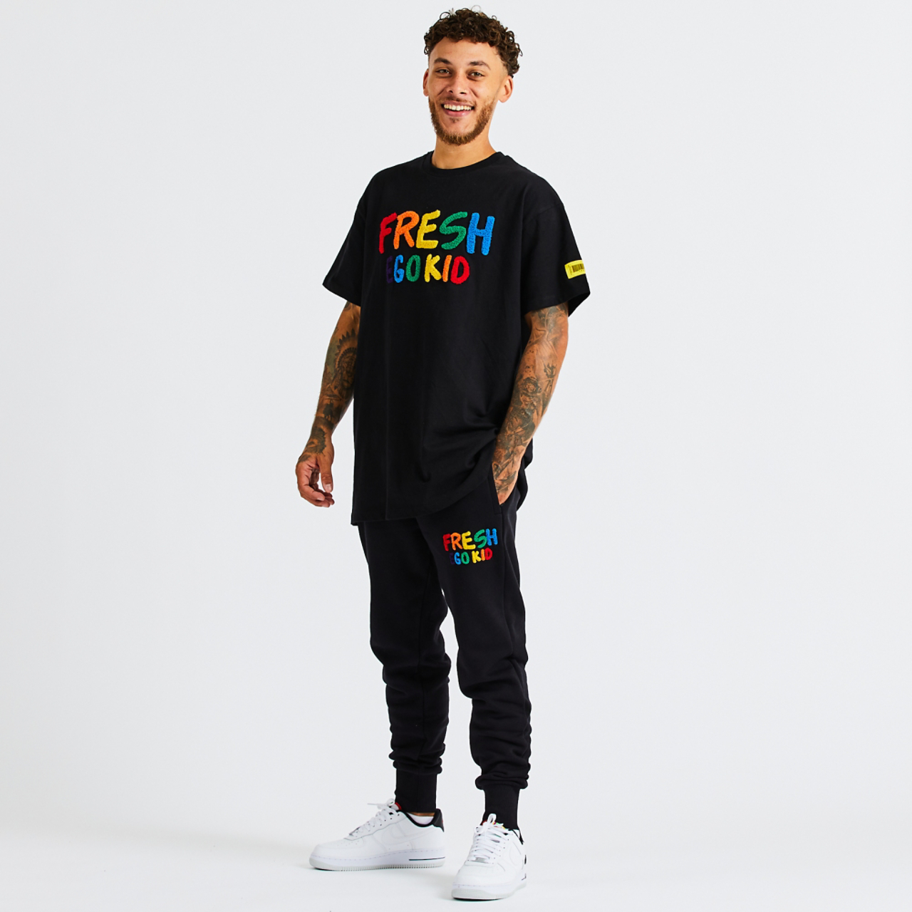 Fresh Ego Kid Bel Air Boucle Jogger Image 1 of 7. Tap to open photo gallery.