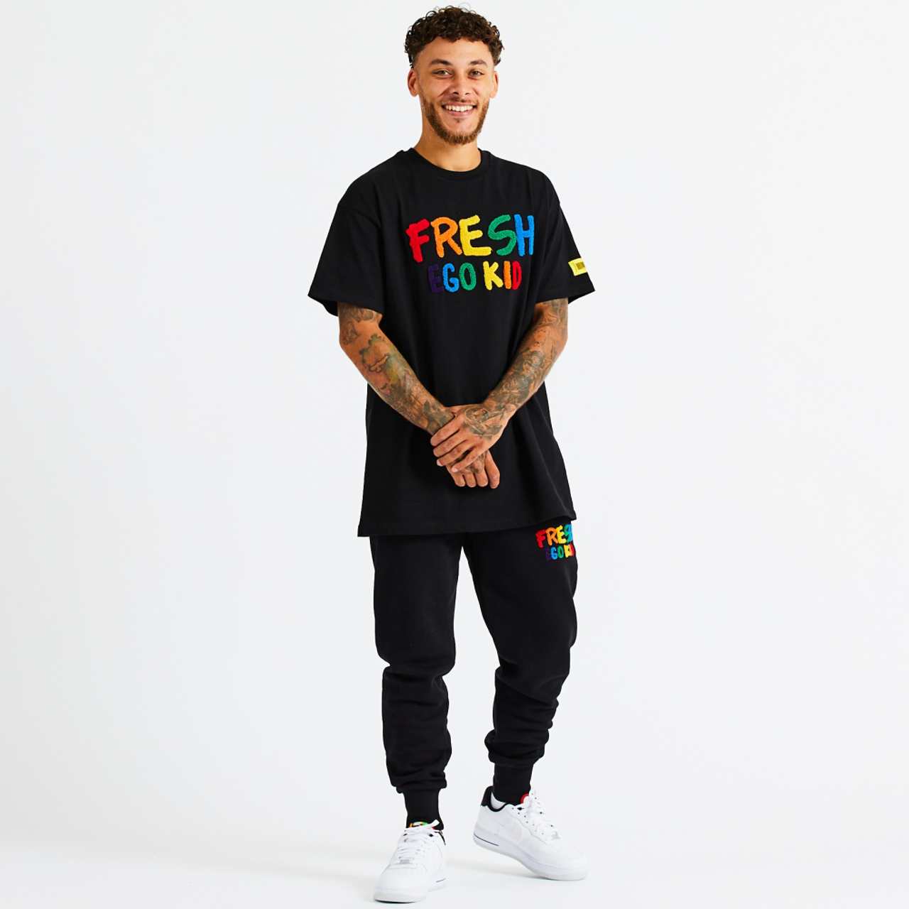 Fresh Ego Kid Bel Air Boucle Jogger Image 2 of 7. Tap to open photo gallery.