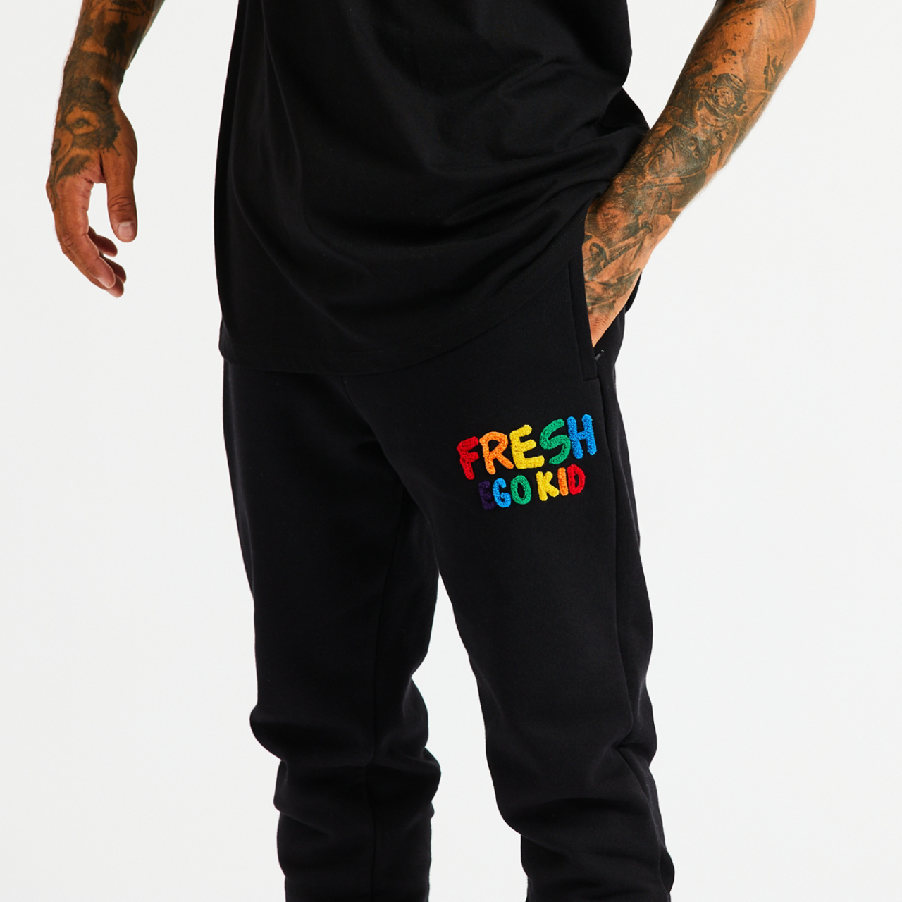 Fresh Ego Kid Bel Air Boucle Jogger Image 3 of 7. Tap to open photo gallery.