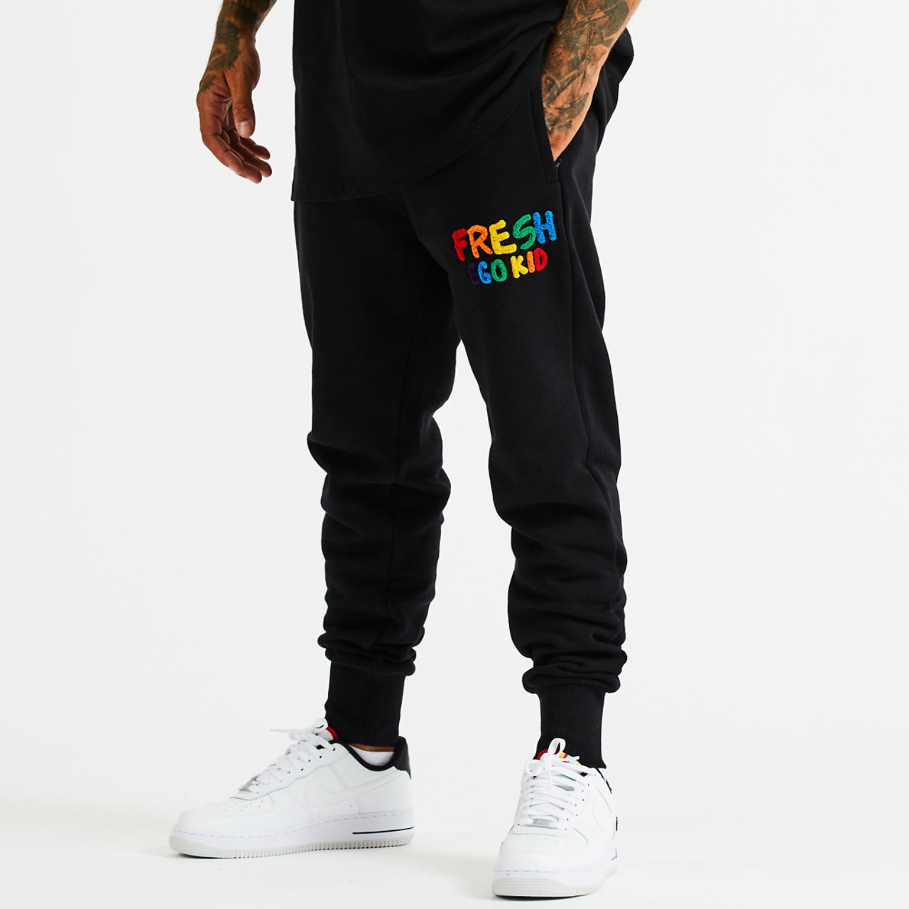 Fresh Ego Kid Bel Air Boucle Jogger Image 4 of 7. Tap to open photo gallery.