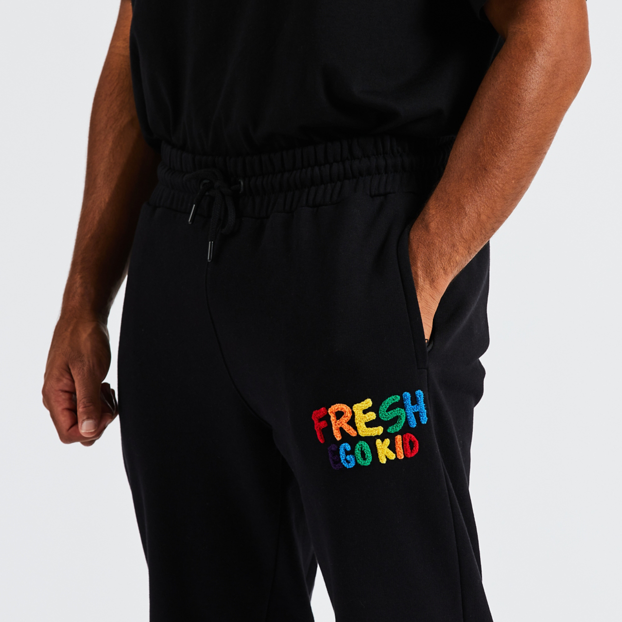 Fresh Ego Kid Bel Air Boucle Jogger Image 6 of 7. Tap to open photo gallery.