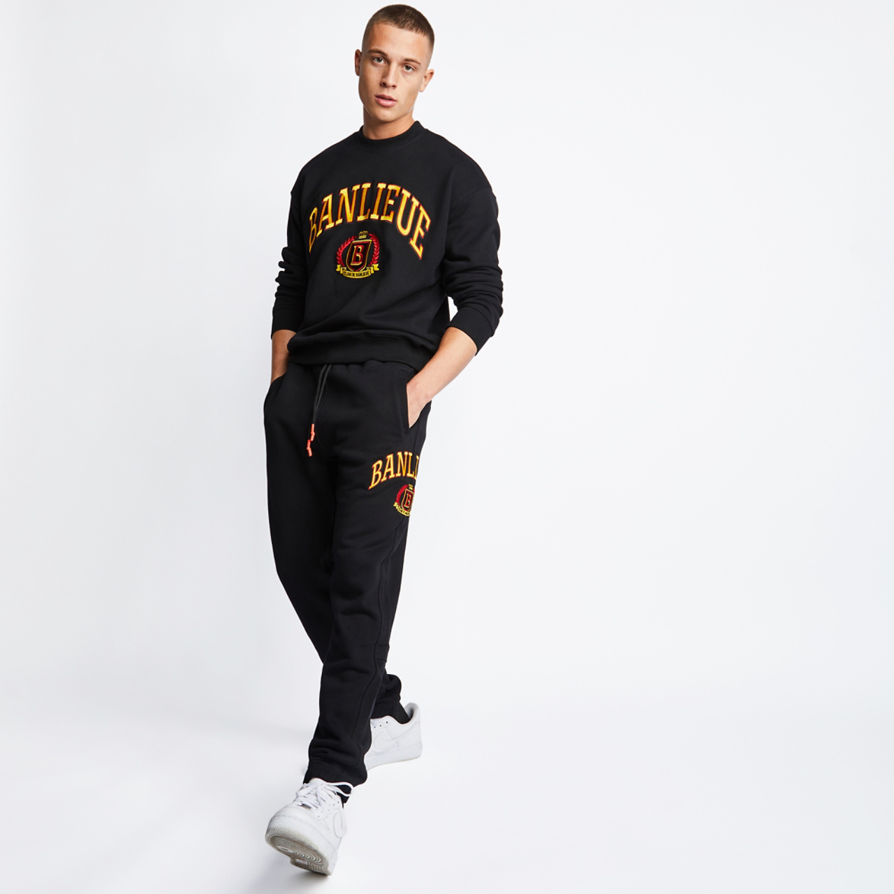 Banlieue x TopNotch Crest Jogger Image 2 of 4. Tap to open photo gallery.