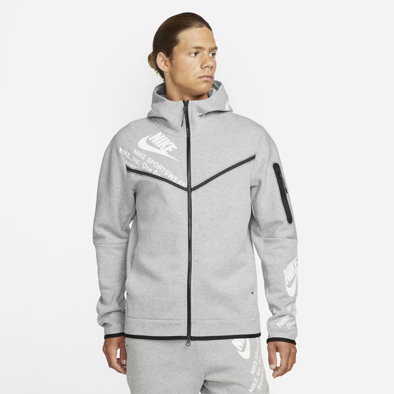 Nike Tech Fleece Gpx Full-zip Hoody Image 3 of 7. Tap to open photo gallery.