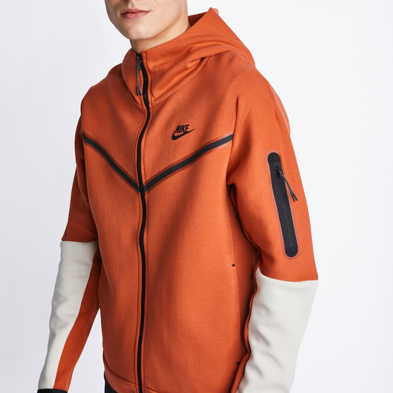 Nike Tech  Full-zip Hoody Image 4 of 4. Tap to open photo gallery.