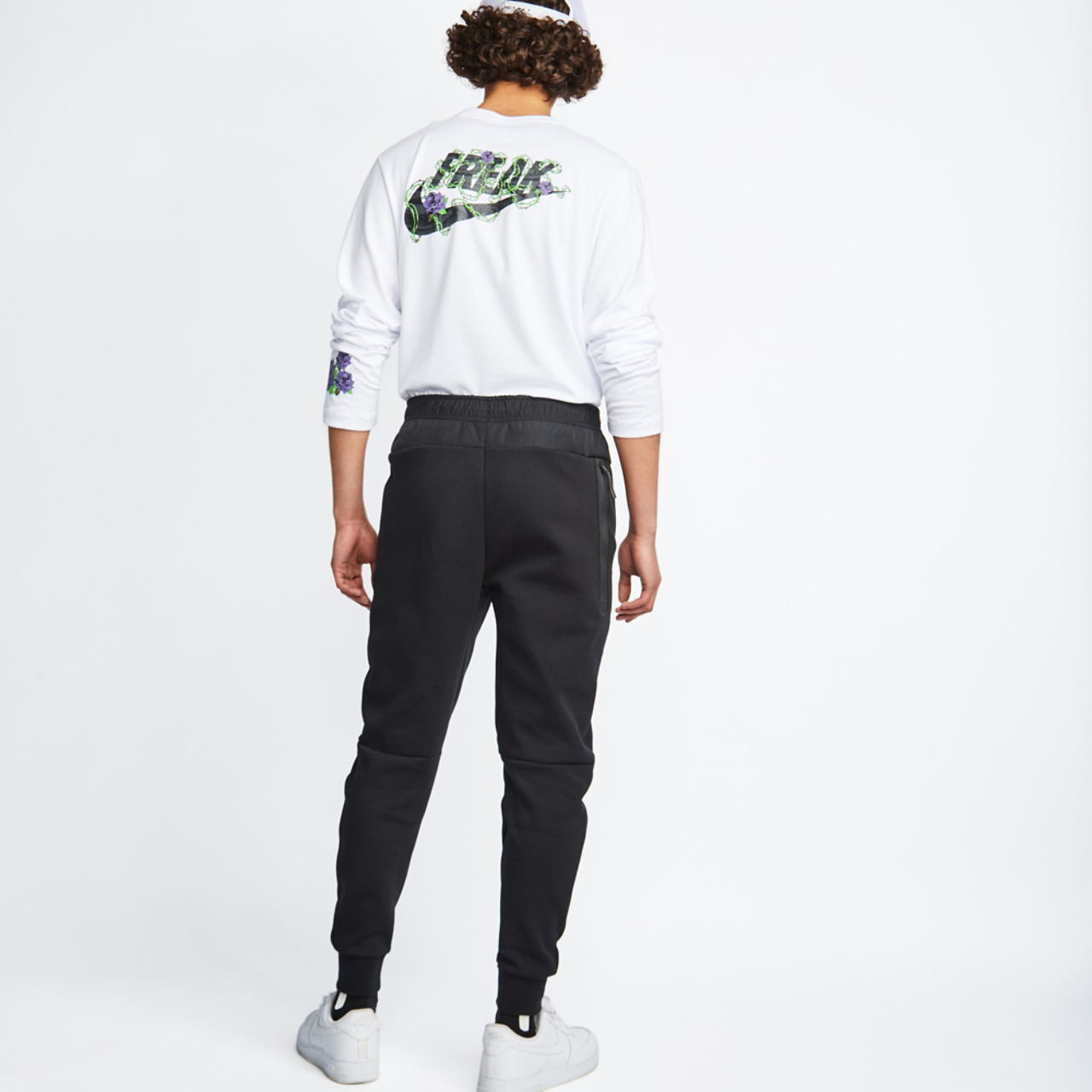 Nike Tech Mix Cuffed Pant Image 3 of 4. Tap to open photo gallery.