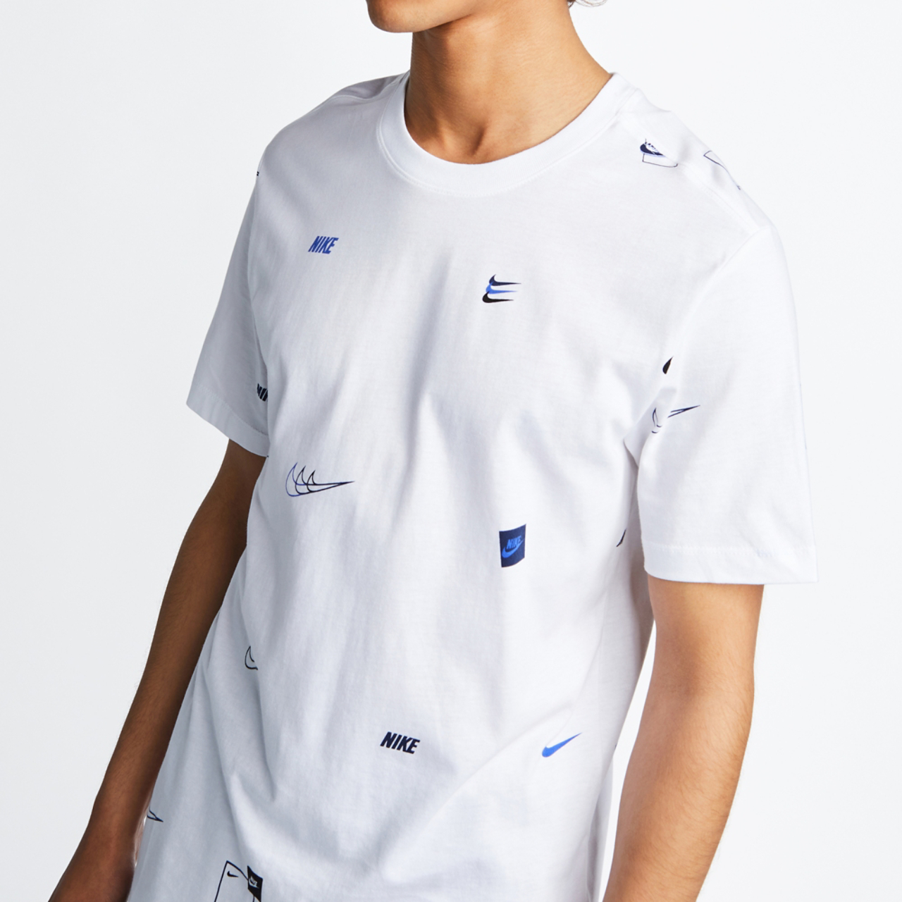 Nike Sportswear Logo All Over Print Shortsleeve Tee Image 4 of 4. Tap to open photo gallery.