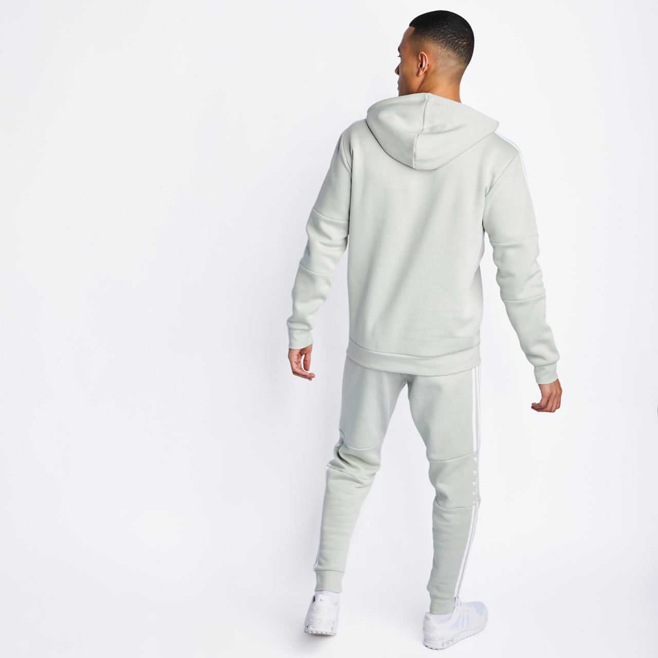 adidas Originals Trefoils Stripes Over The Head Hoody Image 3 of 4. Tap to open photo gallery.