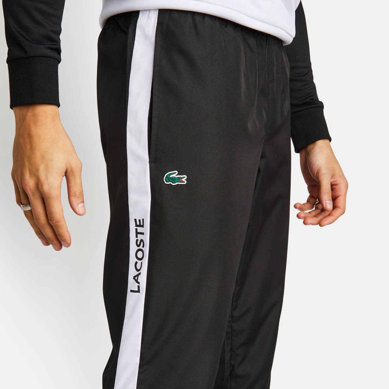 Lacoste Diamond Weave Colorblock Image 5 of 5. Tap to open photo gallery.